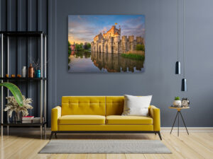 Wandbild | Schloss Gravensteen in Gent