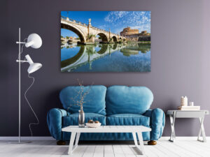 Wandbild | Brücke und Burg Sant Angelo in Rom
