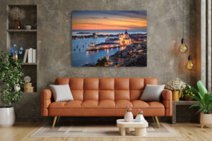 Wandbild | Skyline von Venedig zum Sonnenuntergang