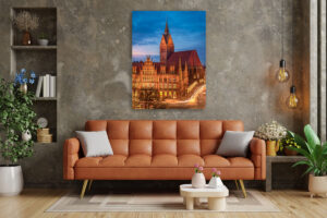 Wandbild | Altes Rathaus und Marktkirche in Hannover