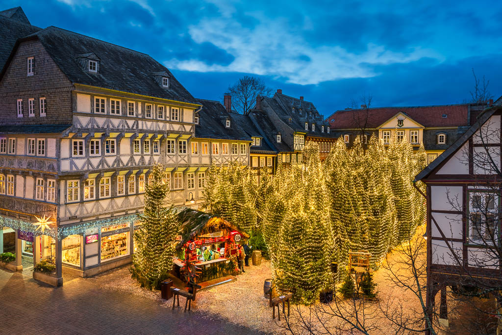 Weihnachtswald in Goslar