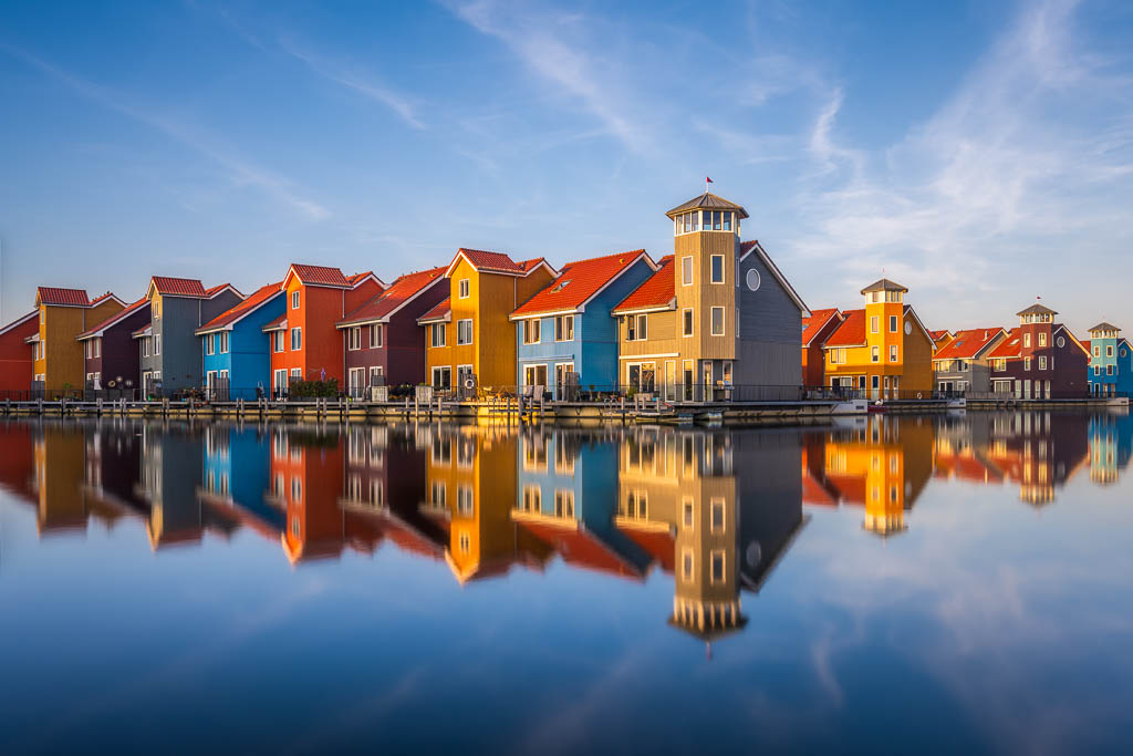 Colorful buildings in Groningen