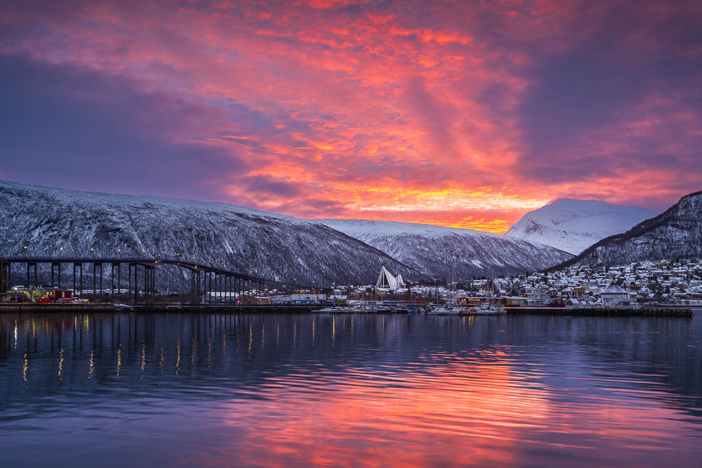 Sunrise in Tromsø