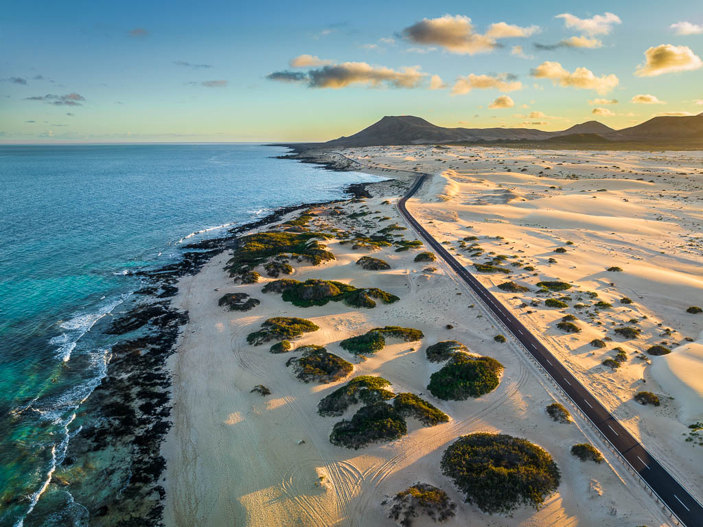 Sand dunes on Fuerteventura