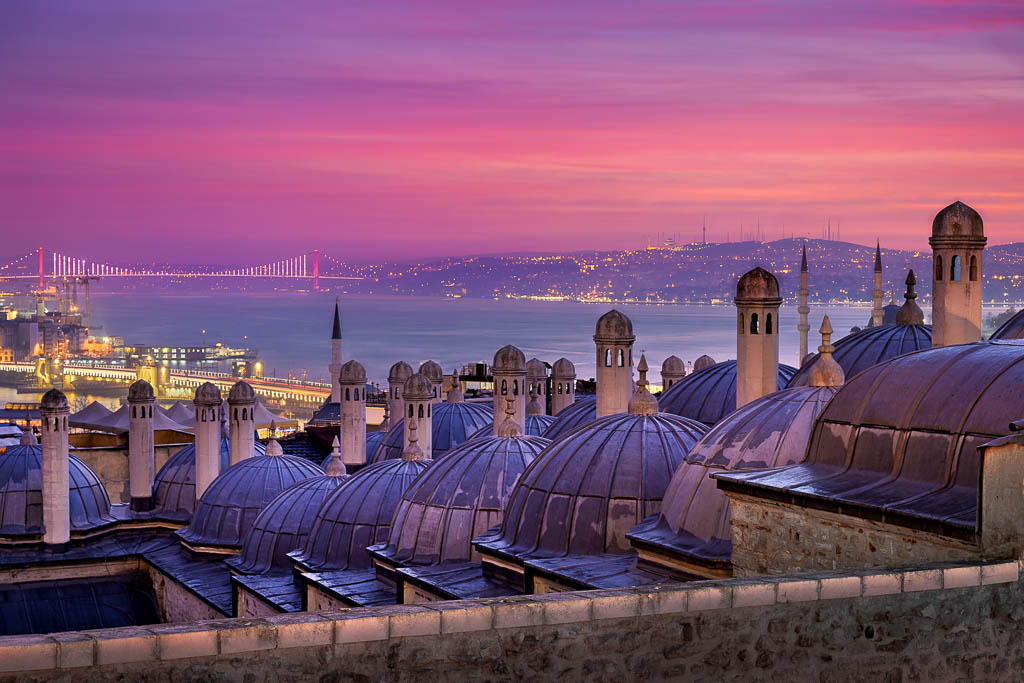 Sonnenaufgang über Istanbul