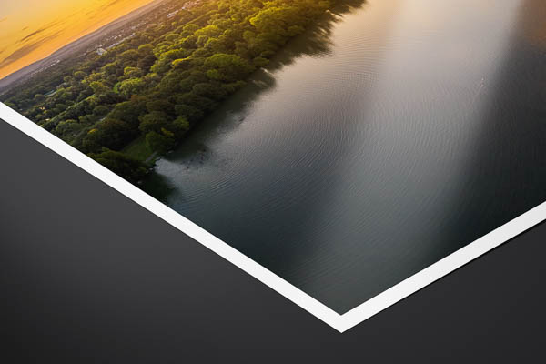 Kunstdruck / Poster - Panorama vom Maschsee in Hannover