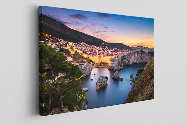 Canvas - Sunrise in Dubrovnik