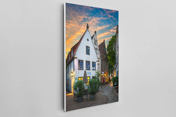 Canvas - Sunrise in Schnoor, Bremen