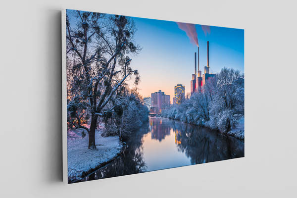 Canvas - Winter sunrise in Hannover