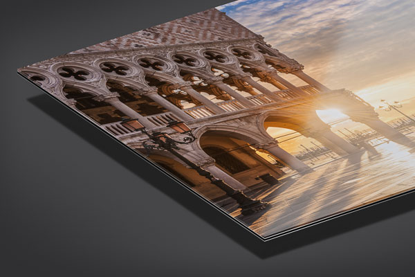 Acrylic Glass - Sunrise at the San Marco square in Venice