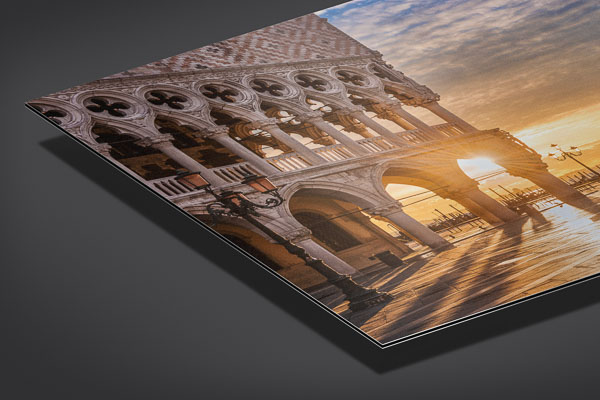 Metal Print - Sunrise at the San Marco square in Venice