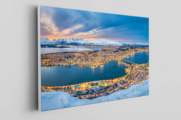 Canvas - Winter view of Tromsø