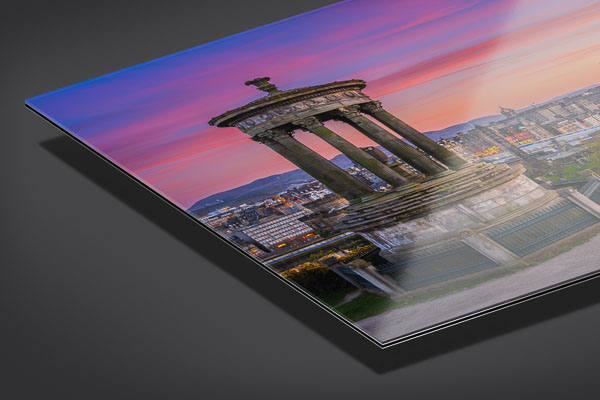 Acrylic Glass - Sunset view of Edinburgh