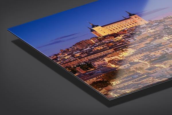 Acrylic Glass - Alcazar of Toledo at night