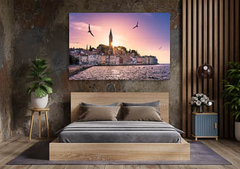 Wandbild | Sonnenuntergang in Rovinj