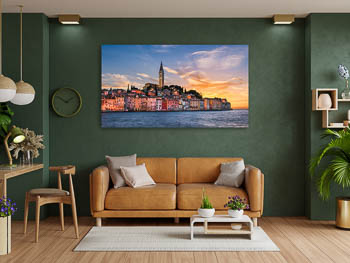 Wandbild | Sonnenuntergang in Rovinj