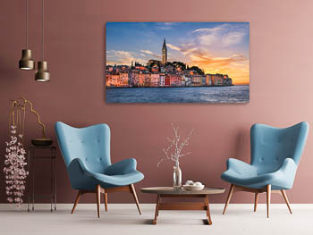 Wandbild | Sonnenuntergang in Rovinj