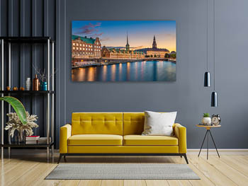 Wall Art | Sunset skyline of Copenhagen