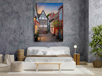 Wall Art | Sunrise in Schnoor, Bremen