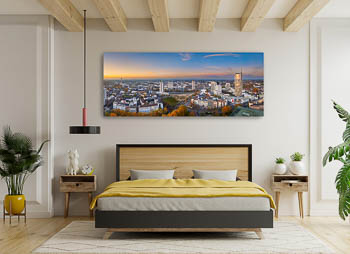 Wall Art | Sunset skyline of Essen