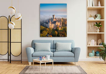 Wall Art | Marienburg Castle on a foggy morning