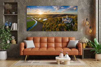 Wall Art | Autumn sunset at the Marienburg Castle