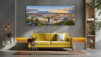 Wall Art | Sunset skyline of Hannover