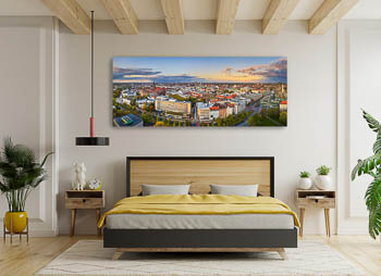 Wall Art | Sunset skyline of Hannover