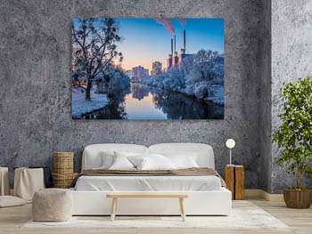 Wall Art | Winter sunrise in Hannover