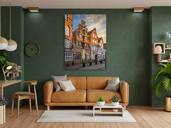 Wall Art | Historic buildings in Lüneburg