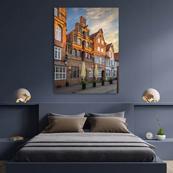 Wall Art | Historic buildings in Lüneburg