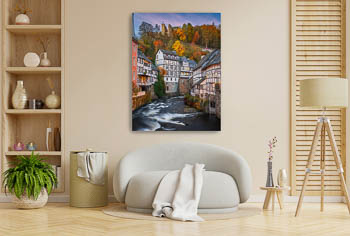 Wandbild | Monschau im Herbst