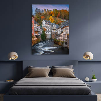 Wandbild | Monschau im Herbst