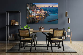 Wall Art | Night in Atrani at the Amalfi Coast