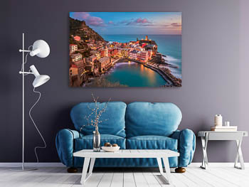 Wall Art | Evening in Vernazza in Cinque Terre