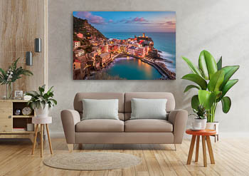 Wall Art | Evening in Vernazza in Cinque Terre