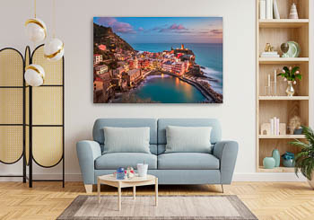 Wall Art | Evening in Vernazza in Cinque Terre