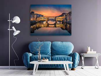 Wall Art | Sunrise at the Ponte Vecchio in Florence