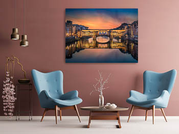 Wall Art | Sunrise at the Ponte Vecchio in Florence