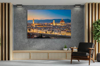 Wall Art | Sunset skyline of Florence