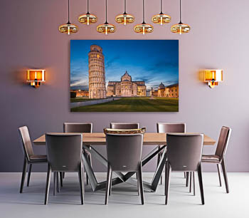 Wall Art | Leaning Tower of Pisa at night