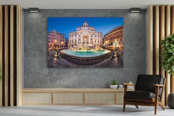 Wall Art | Trevi Fountain in Rome by night