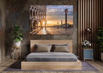 Wall Art | Sunrise at the San Marco square in Venice