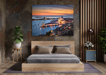 Wall Art | Sunset skyline of Venice