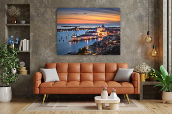 Wall Art | Sunset skyline of Venice