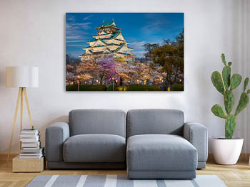 Wandbild | Schloss von Osaka, Japan