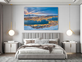 Wall Art | Winter view of Tromsø