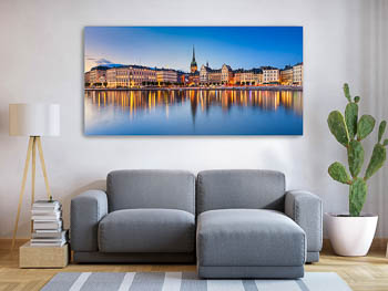 Wall Art | Gamla Stan in Stockholm at night