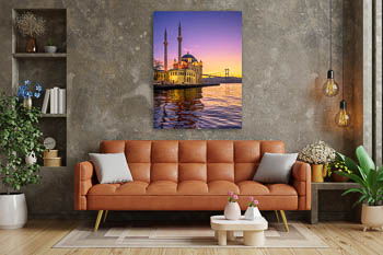 Wall Art | Ortakoy Mosque in Istanbul at sunrise