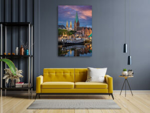 Wall Art | Evening in the historic town of Bremen